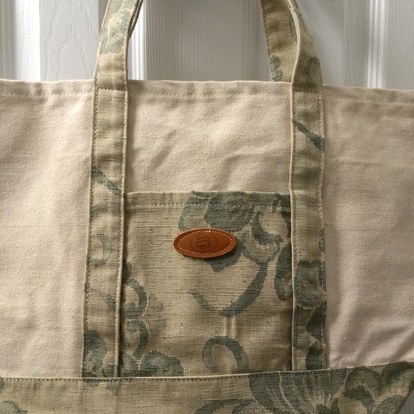 Laura Ashley Handbags - Laura Ashley Open Top Canvas Tote NWOT